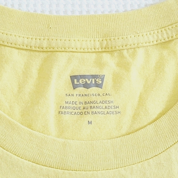 Levi's Lemon🍋 Yellow Logo Tee👕 - NWT - Picture 5 of 15